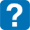 blue question mark icon for steel supplier FAQs